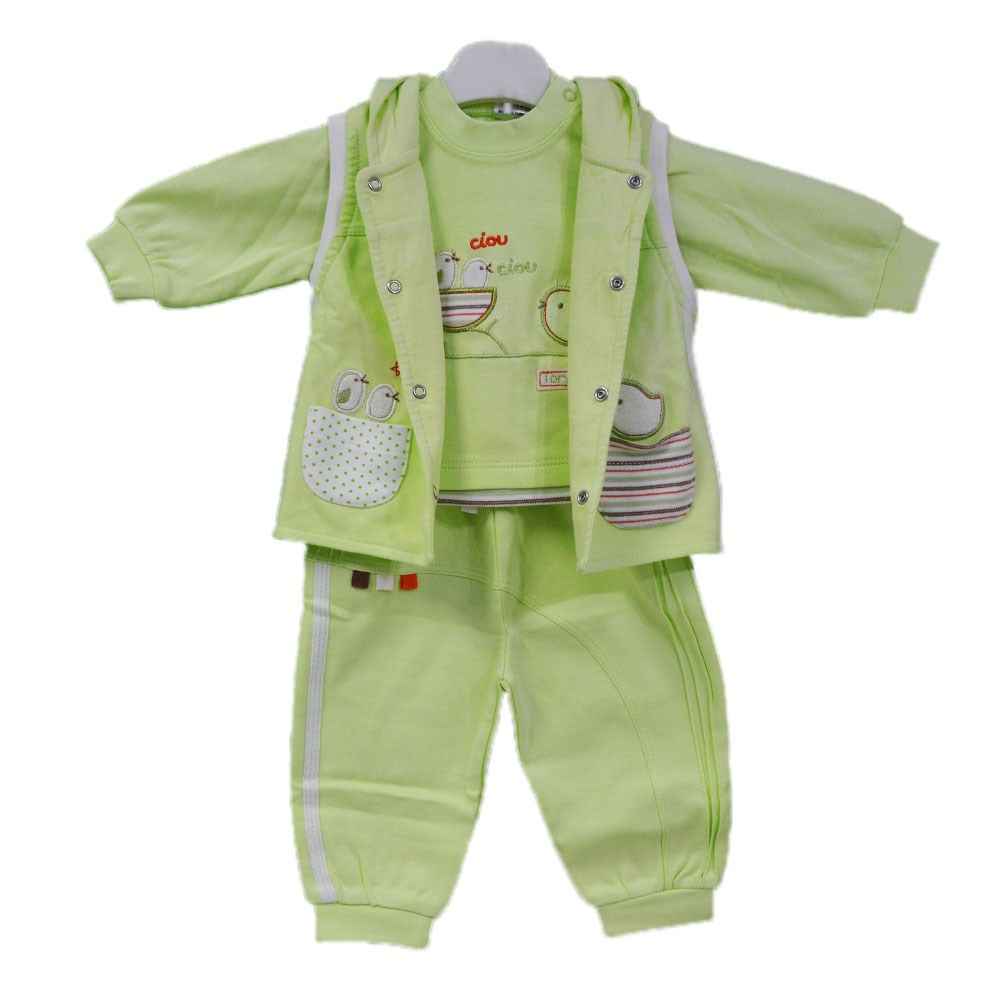 Tory Baby 4078 Kapşonlu Bebek Takımı Yeşil