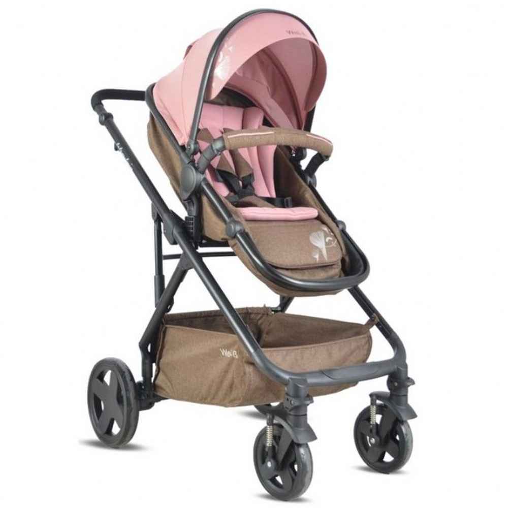 Wei-B 6080 İkiz Travel Bebek Arabası Pembe