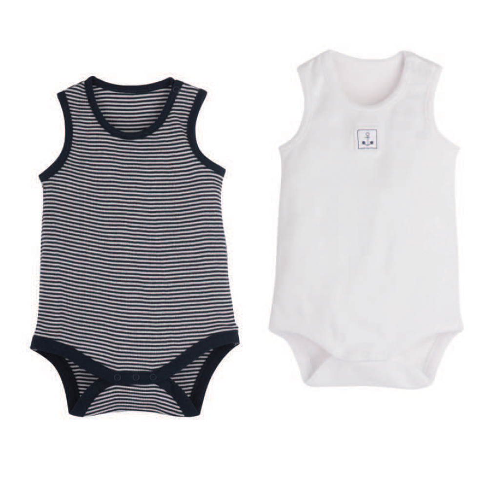İdil Baby 10551 Bebek Body Lacivert