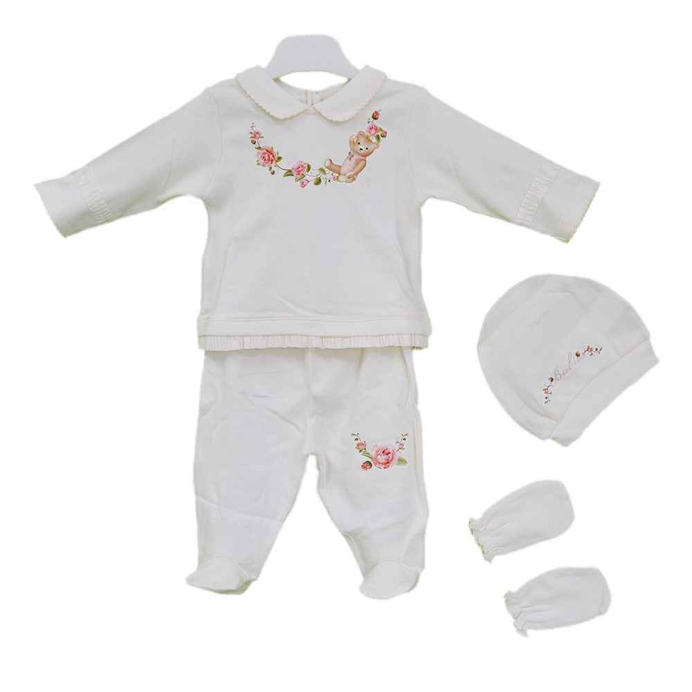 Caramell TKK203 4'lü Bebek Takımı Beyaz