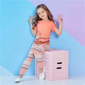 Roly Poly RP1259 Çocuk Pijama Takımı Yavruağzı