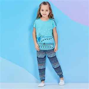 Roly Poly RP1259 Çocuk Pijama Takımı Yeşil