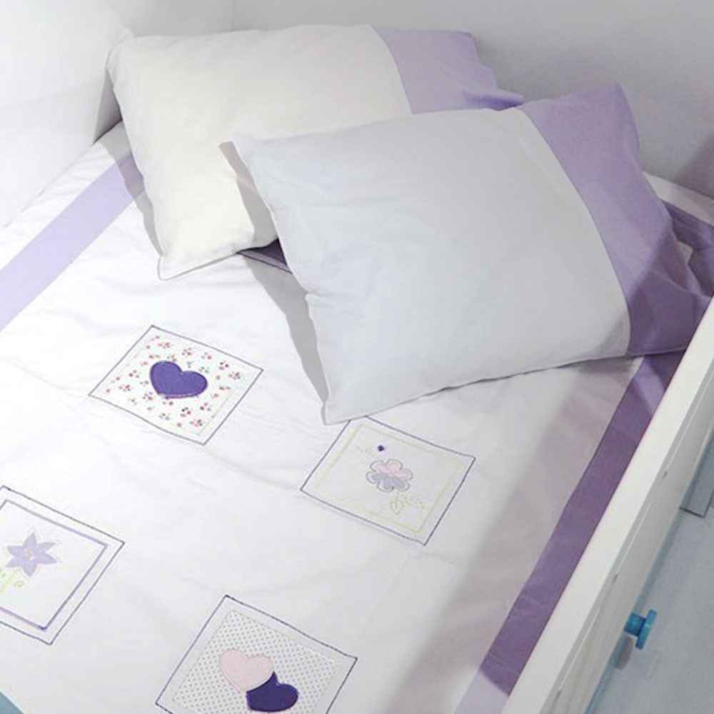 İdil Baby 2713 Bebek Nevresim Takımı Lila