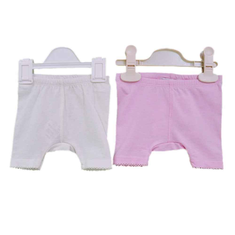 İdil Baby 4316 2'li Kısa Bebek Taytı Pembe