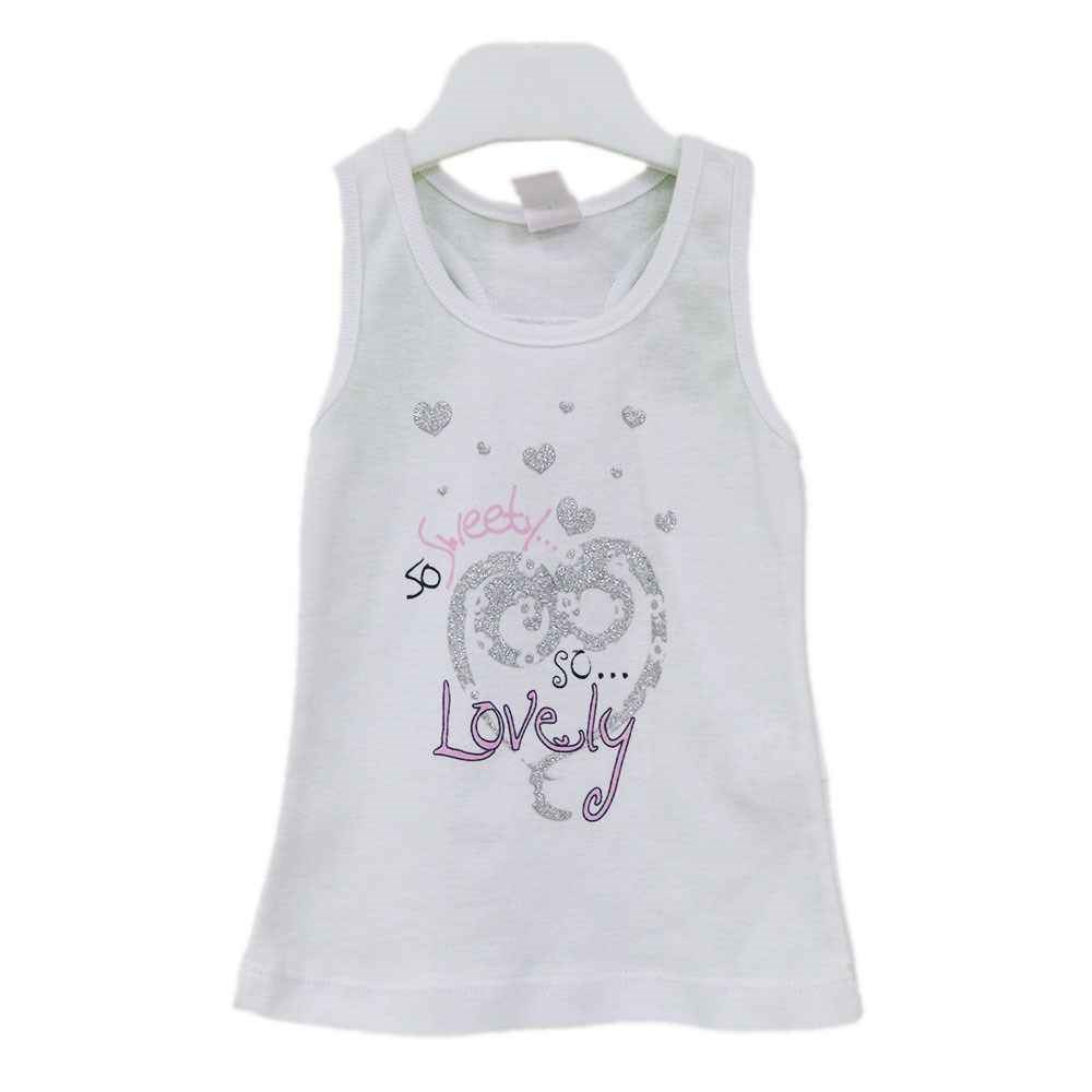 İdil Baby 3344 Kız Atlet Bluz Beyaz