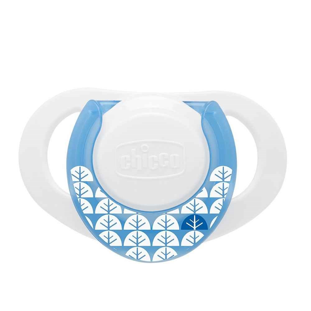 Chicco Physio Compact Kauçuk Bebek Emziği 0-6M+ Mavi