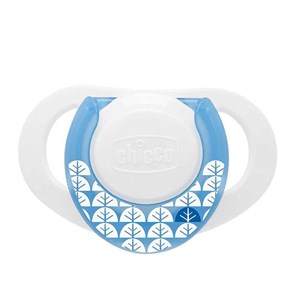 Chicco Physio Compact Kauçuk Bebek Emziği 0-6M+ Mavi