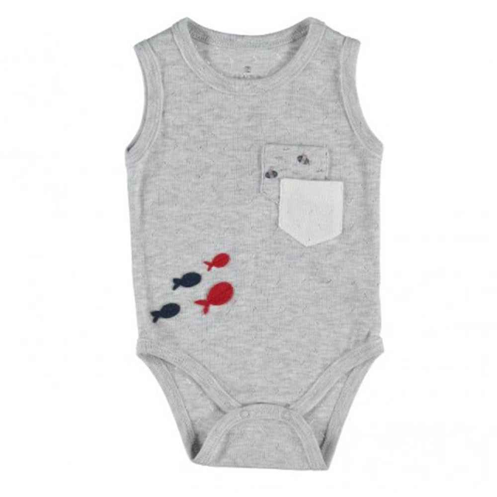 Bibaby 56448 Discovery Ay Bebek Body Gri