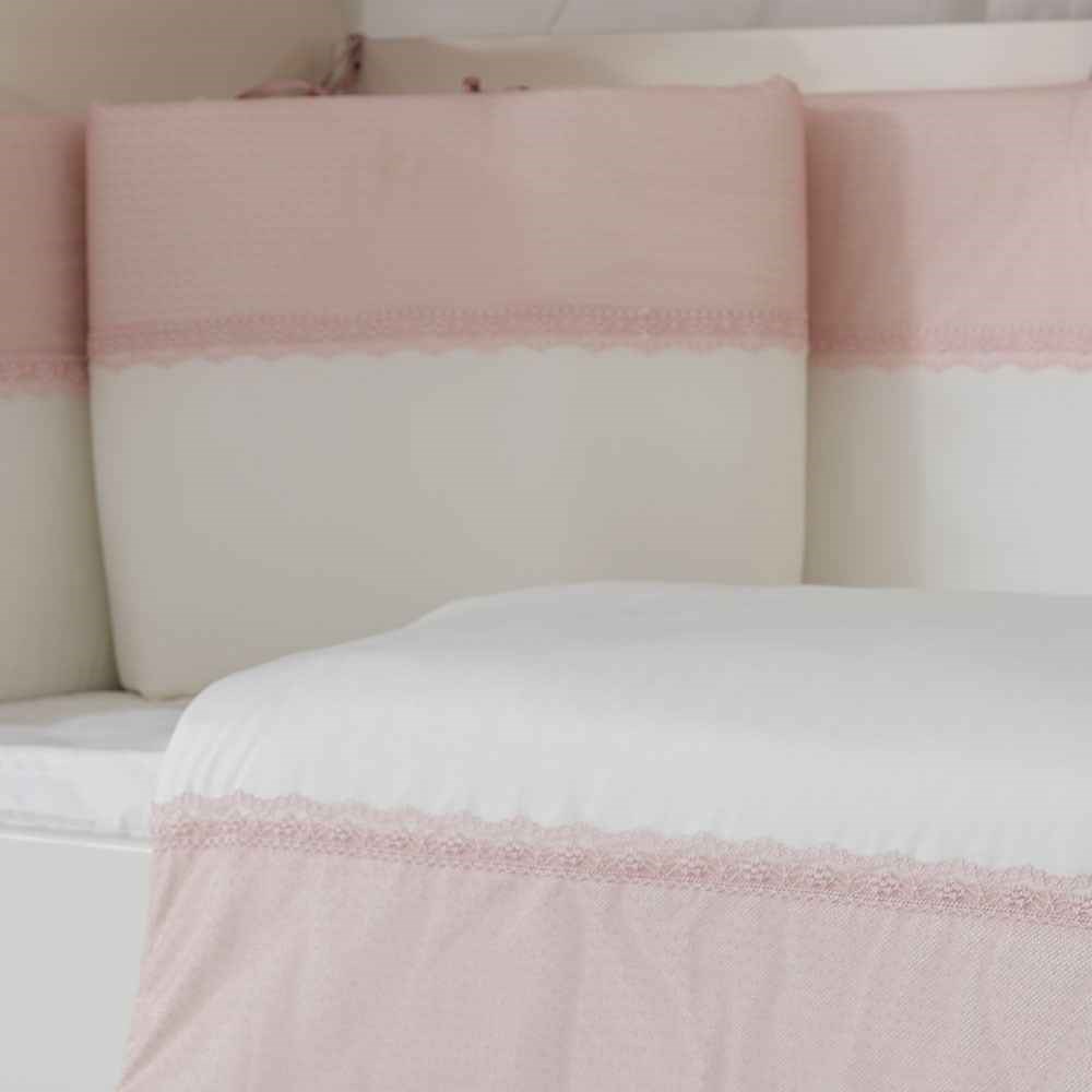 Mini Baby Eco Bebek Uyku Seti 10 Parça 80x130 cm Pembe