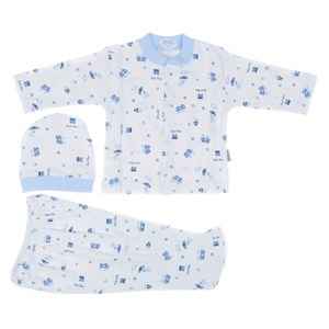 Sebi Bebek Pijama Takımı 12228 Mavi