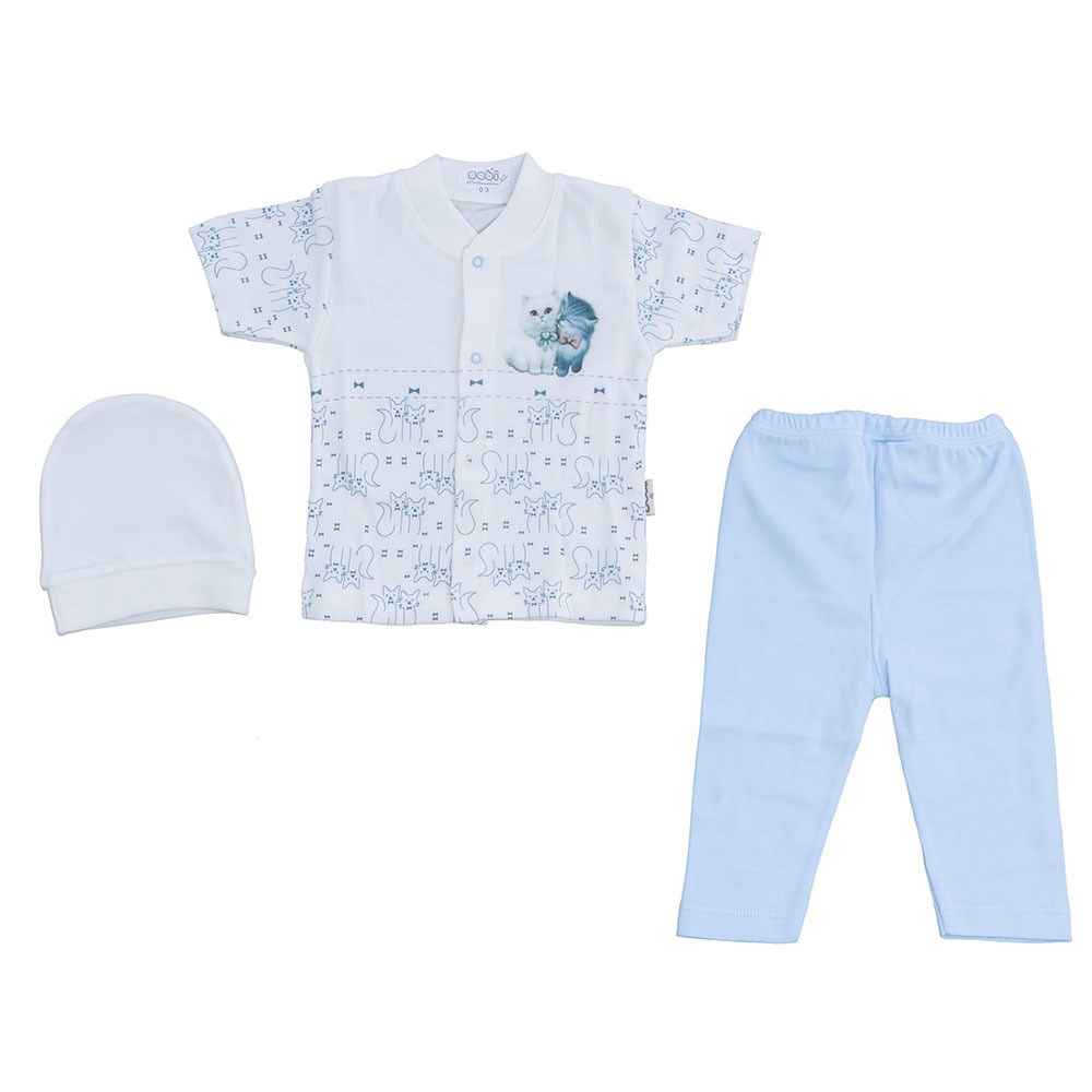 Sebi 12003 Bebek Pijama Takımı Mavi