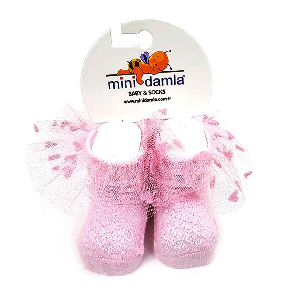 Minidamla 42529 Bebek Çorabı Pembe Fiyatı İlke Bebe