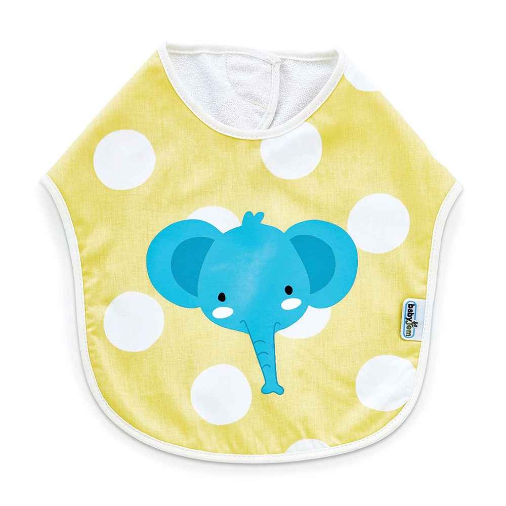 Baby Jem 502 Puanlı Baskılı Mama Önlüğü Sarı