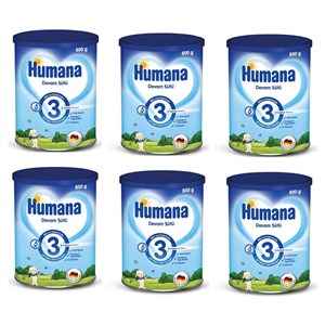 Humana Bebek Maması Metal Kutu 3 Numara 800 Gr x 6 Adet 