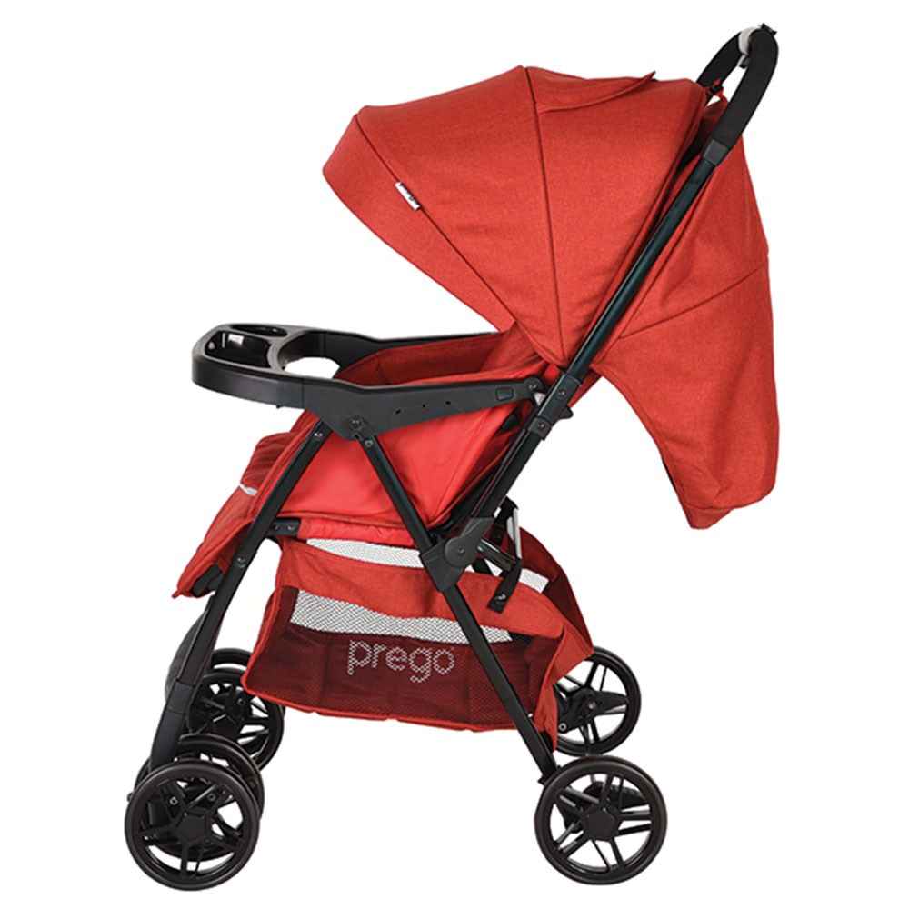 Prego 2095 Piccalo Çift Yönlü Bebek Arabası Kırmızı