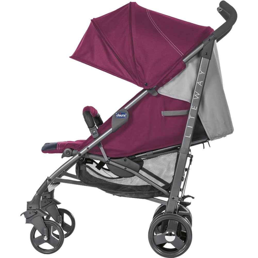 Chicco Lite Way 3 Top Baston Bebek Arabası Red Plum