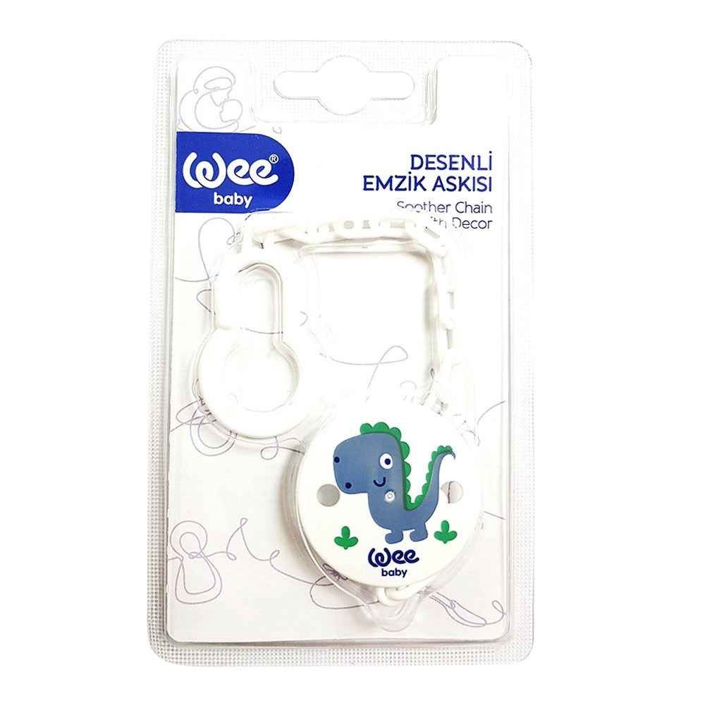 Wee Baby 901 Desenli  Emzik Askısı Gri