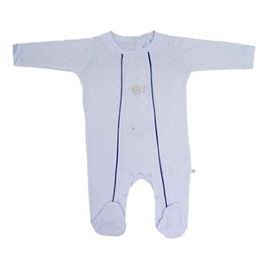 Bibaby 60281 Acqua Yakalı Bebek Tulumu Mavi