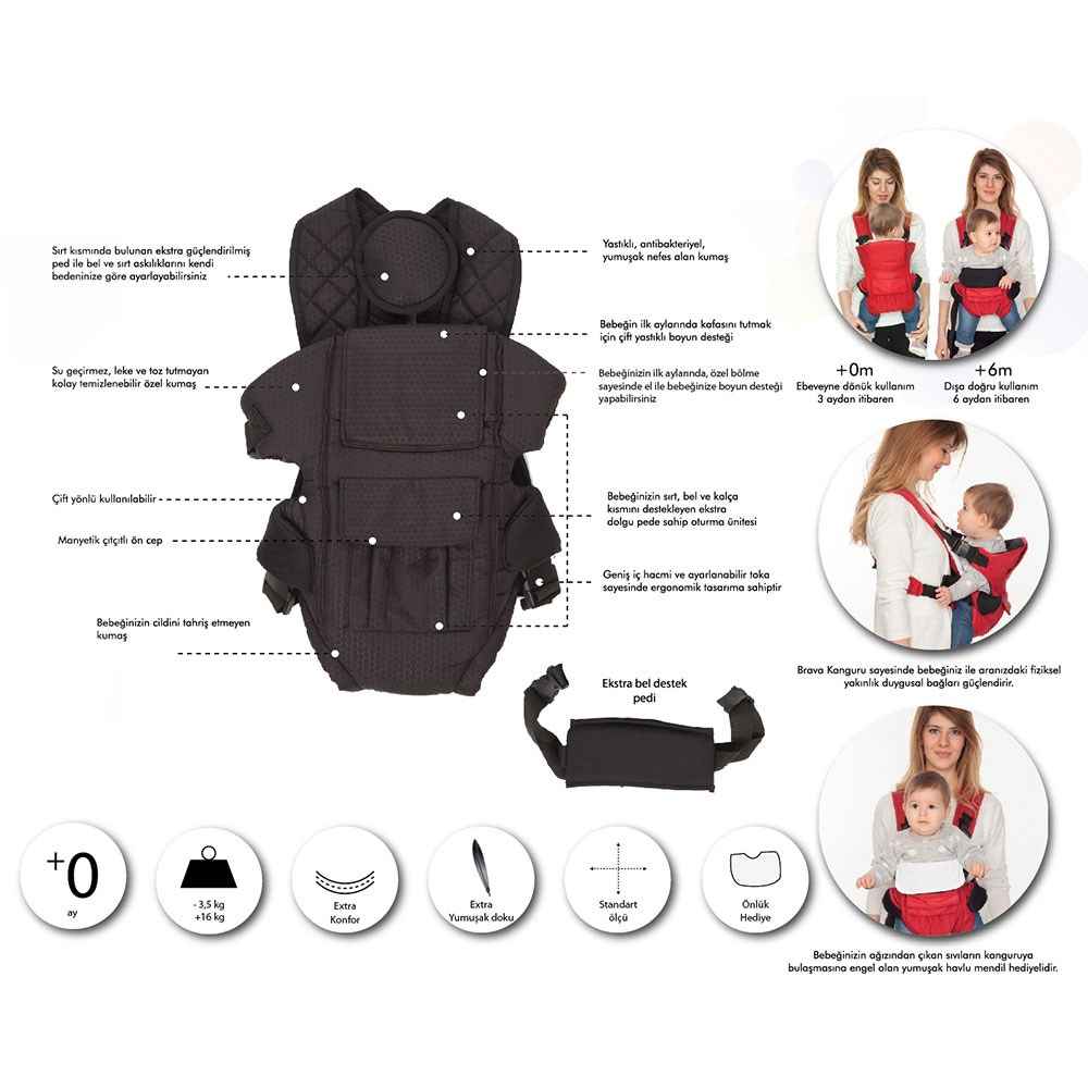 Casual Brava Kanguru Mavi