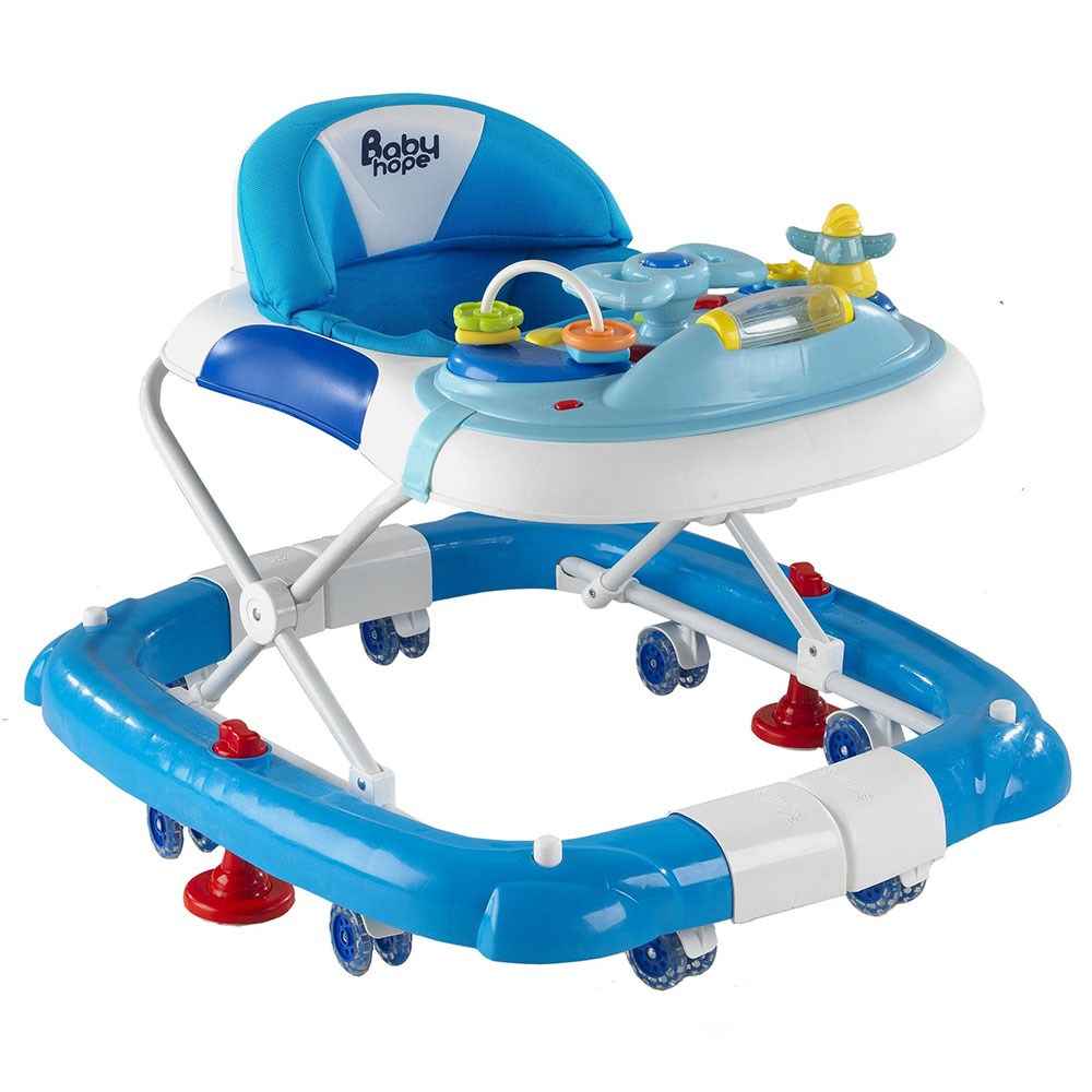 BabyHope 212 Royal Bebek Yürüteçi Mavi Fiyatı İlke Bebe