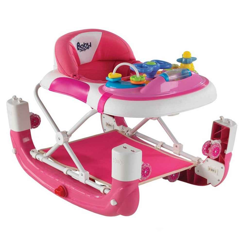 BabyHope 212 Royal Bebek Yürüteçi Pembe Fiyatı İlke Bebe