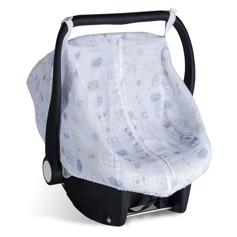 Funna Baby Muslin Oto Koltuk Kılıfı Mavi