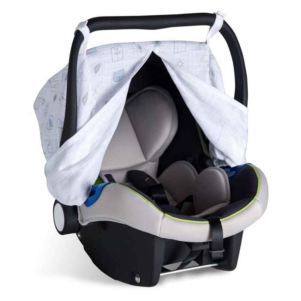 Funna Baby Muslin Oto Koltuk Kılıfı Mavi