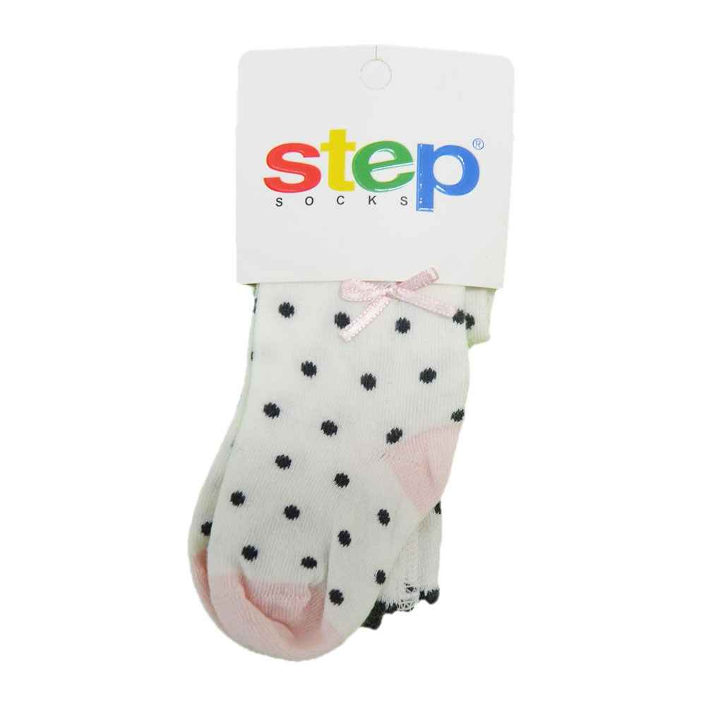 Step 9323 Külotlu Bebek Çorabı Krem