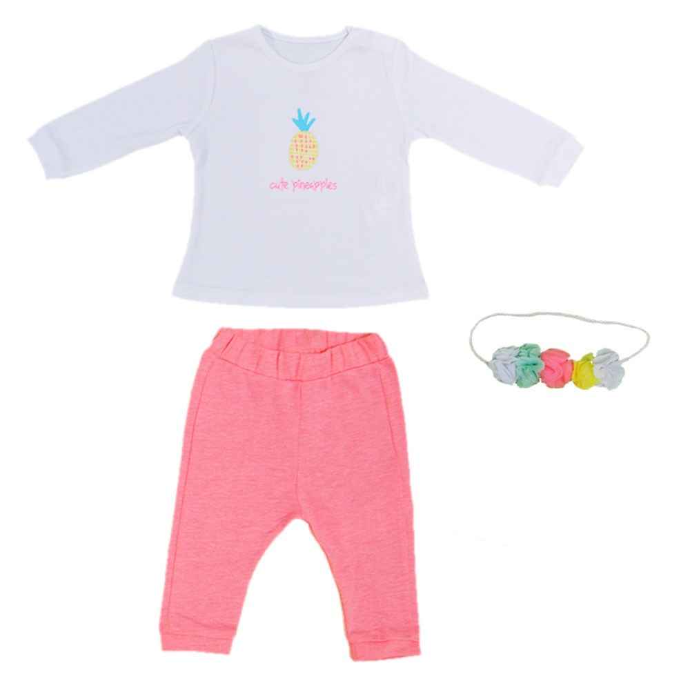 İdil Baby 11391 3'lü Bebek Takımı Neon
