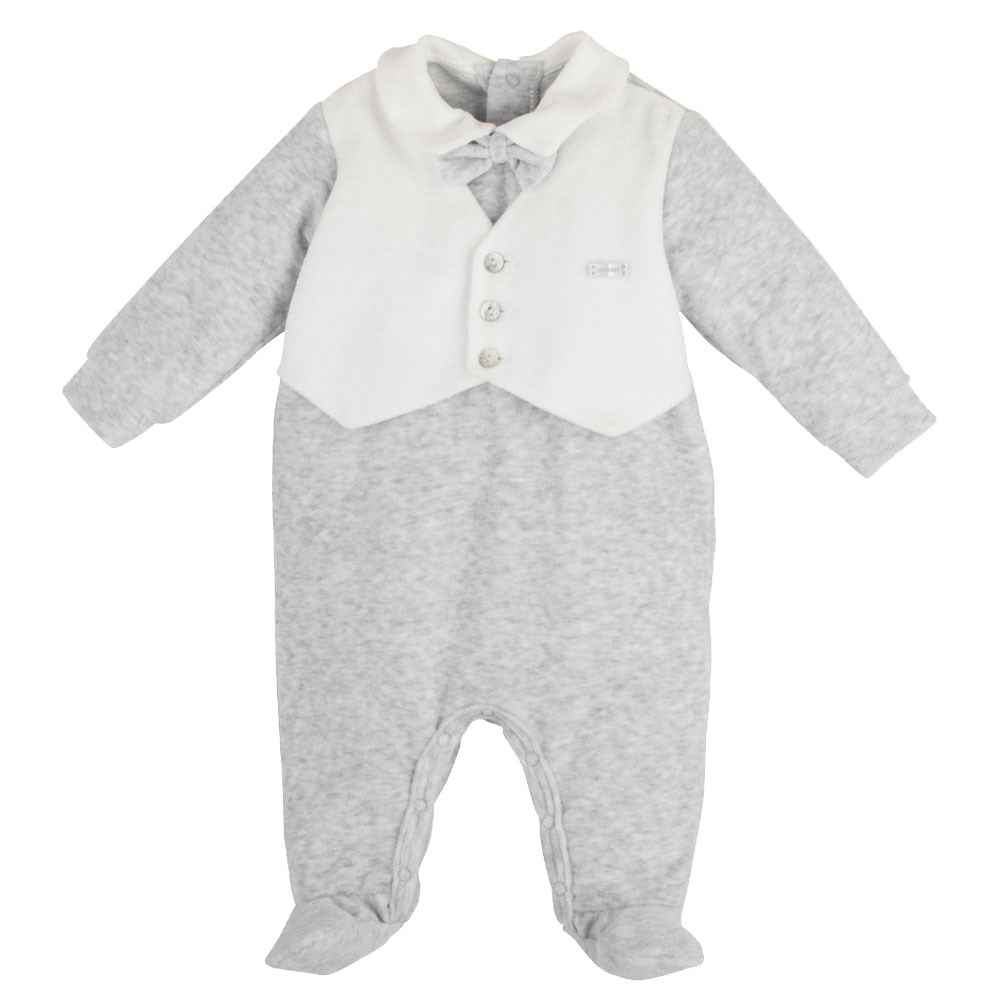 İdil Baby 10939 Bebek Tulumu Gri