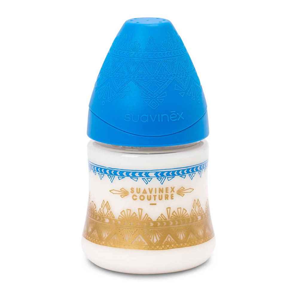 Suavinex 3162101 Haute Couture Geniş Ağız Biberon 150Ml Mavi
