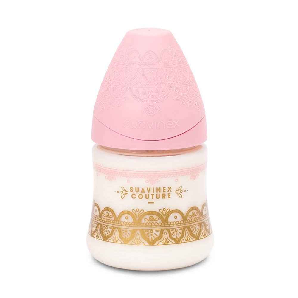 Suavinex 3162101 Haute Couture Geniş Ağız Biberon 150Ml Pembe