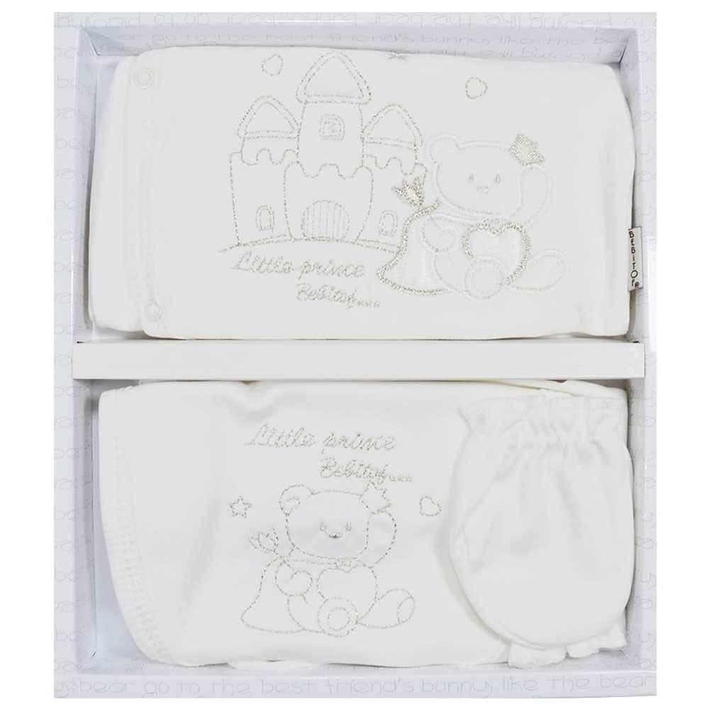 Bebitof 665 5'li Bebek Hastane Çıkış Seti Ekru