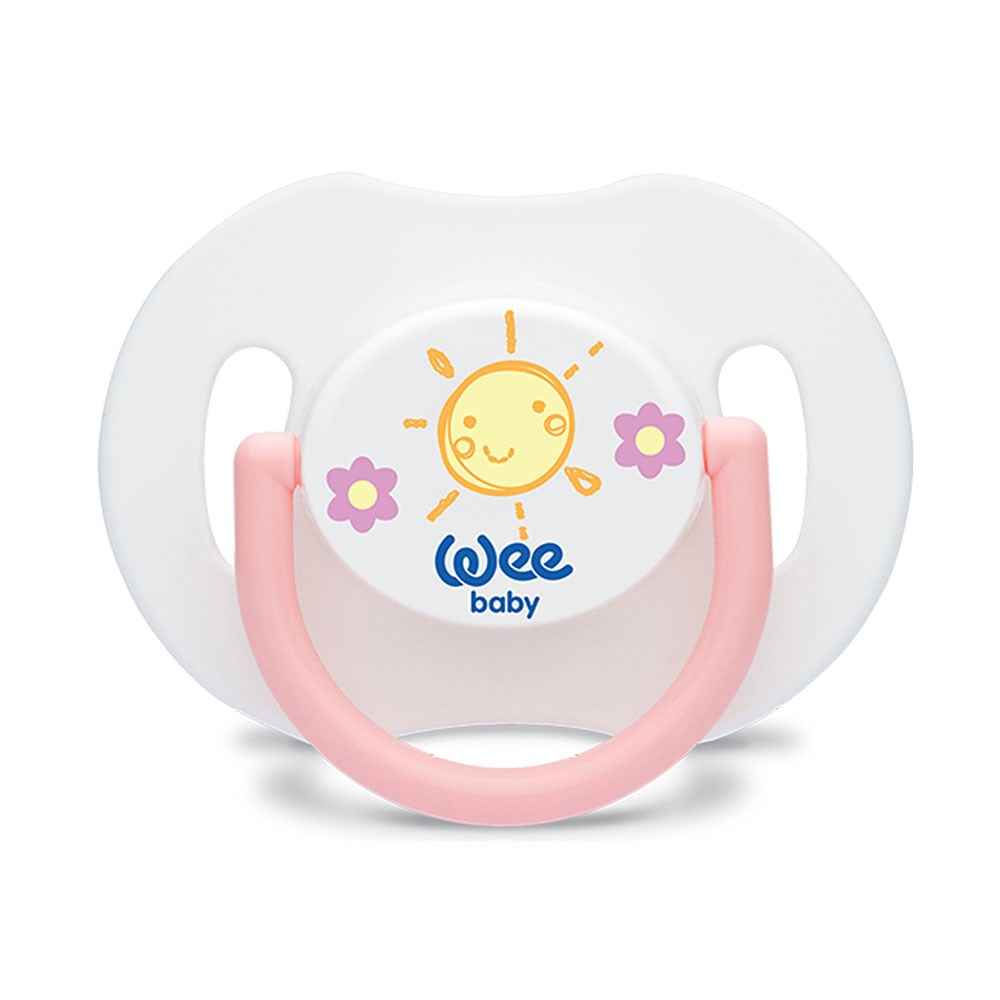 Wee Baby 782 Special Saplı Kapaklı Emzik Damaklı 6-18 Ay Pembe