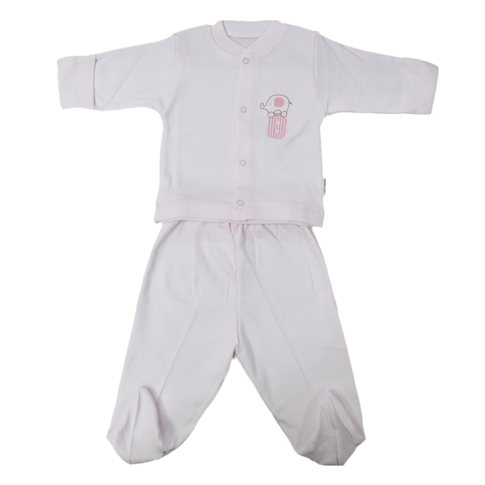 Bebitof Eldivenli 2'Li Bebek Pijama Takımı BBTF-6004 Pembe