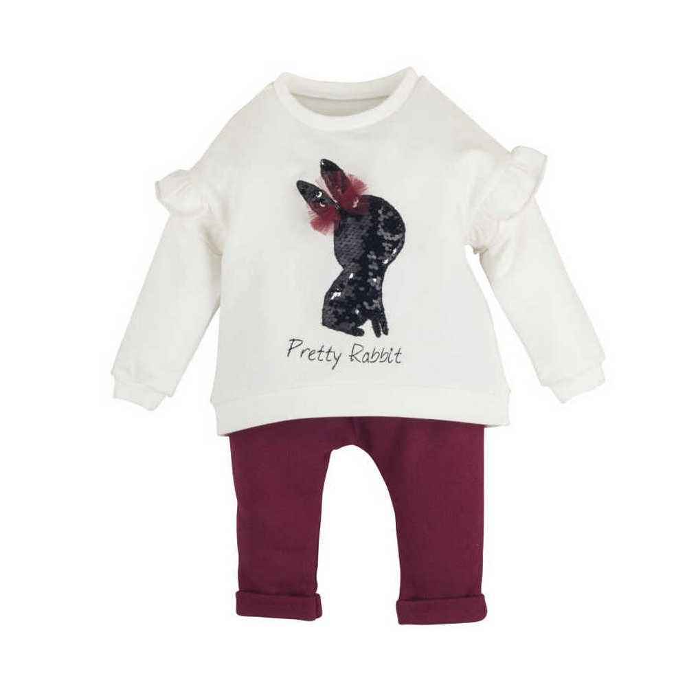 Mamino Kız Bebek 2'li Takım 10924 Fuşya