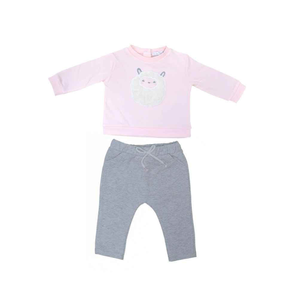 Mamino 2'li Kız Bebek Takımı 10925 Pudra