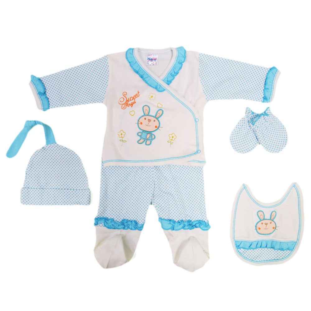 Misket Bebek Hastane Çıkış Seti 6�lı Turkuaz Fiyatı İlke