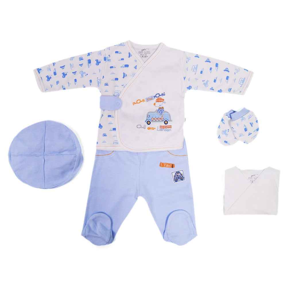 Minidamla Bebek Hastane Çıkış Seti 5�li Mavi Fiyatı İlke