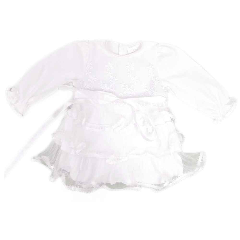 İdil Baby Bebek Elbisesi 3636 Beyaz