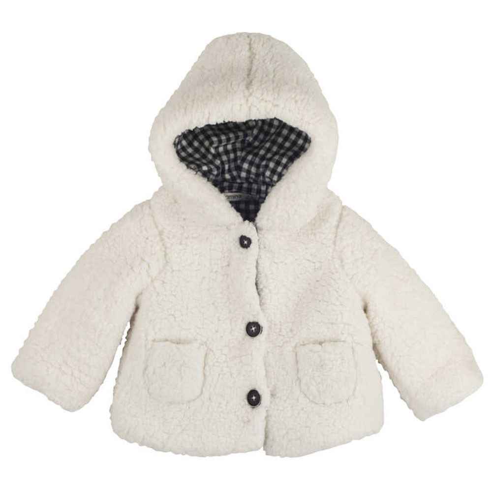 Mamino Kız Bebek Montu 10962 Krem Fiyatı İlke Bebe
