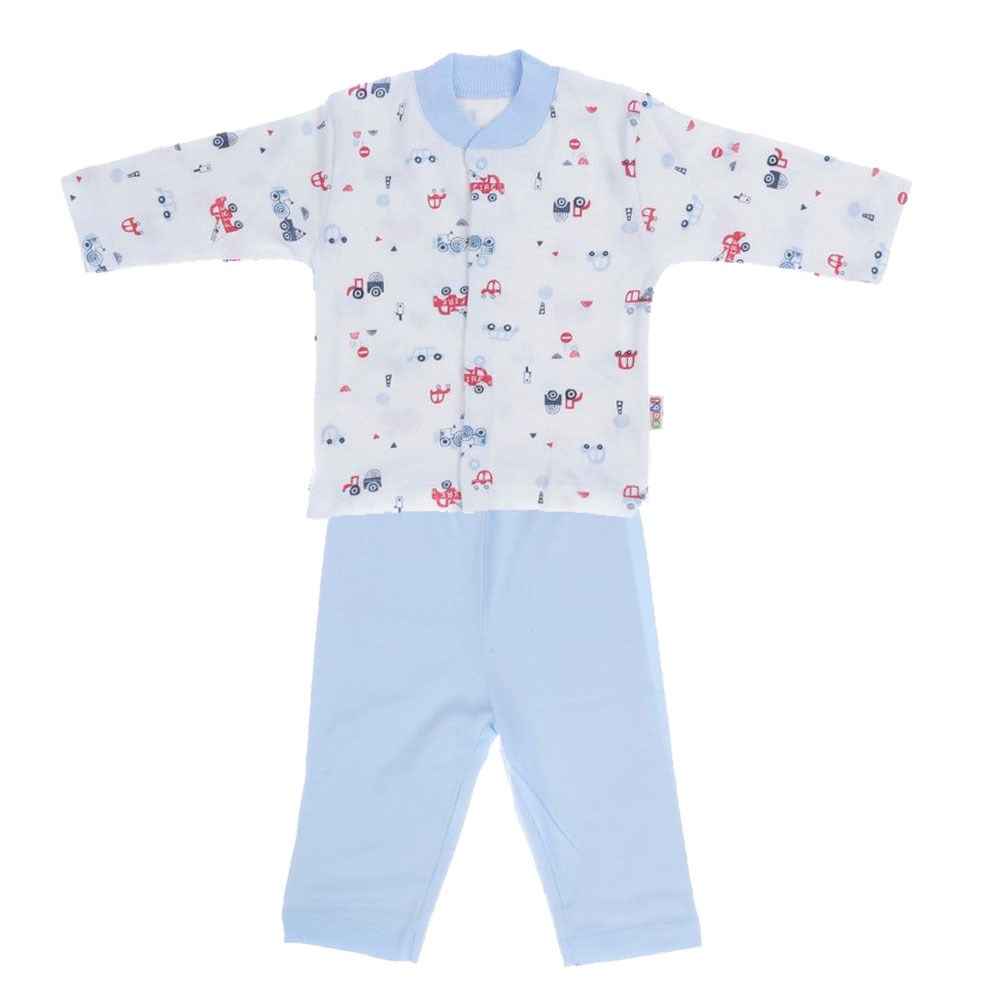 Sebi Bebe Bebek Pijama Takımı 12302 Mavi