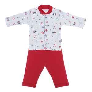 Sebi Bebe Bebek Pijama Takımı 12302 Kırmızı