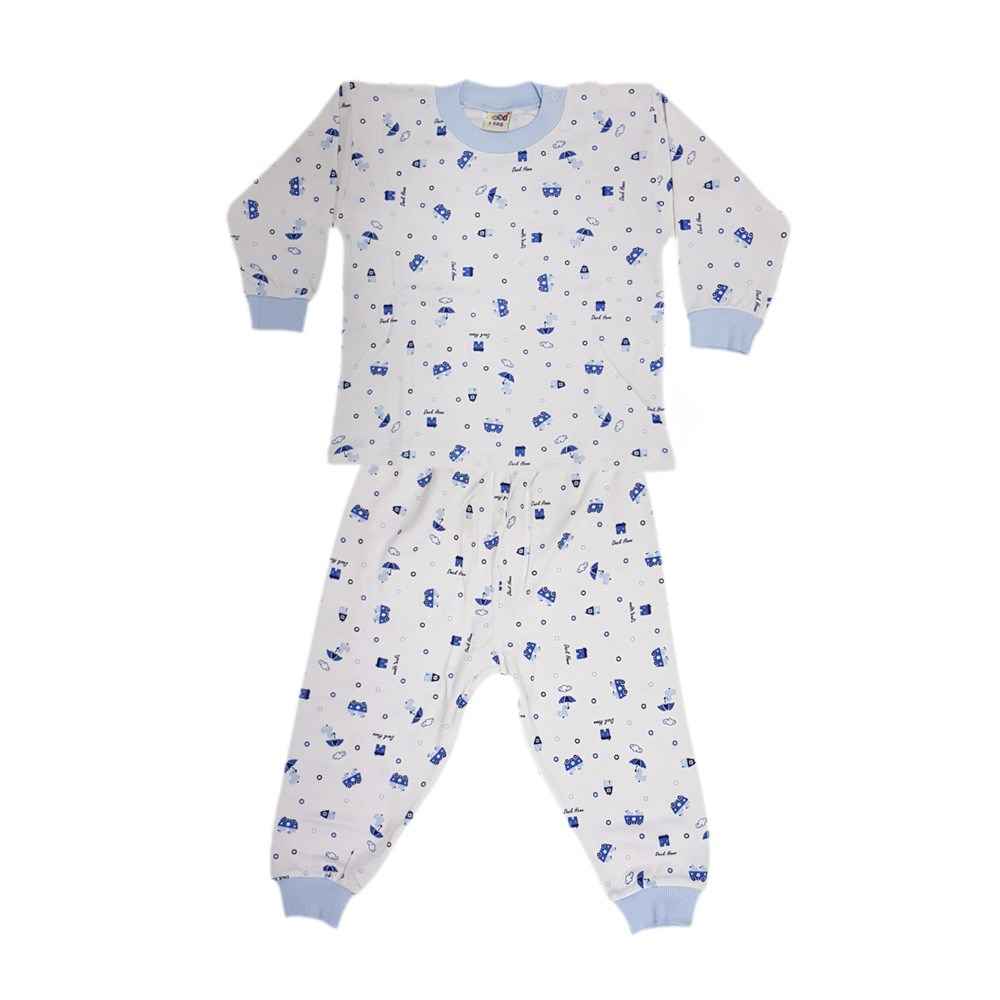 Sebi Bebe Bebek Pijama Takımı 12402 Mavi