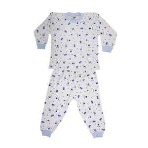 Sebi Bebe Bebek Pijama Takımı 12402 Mavi