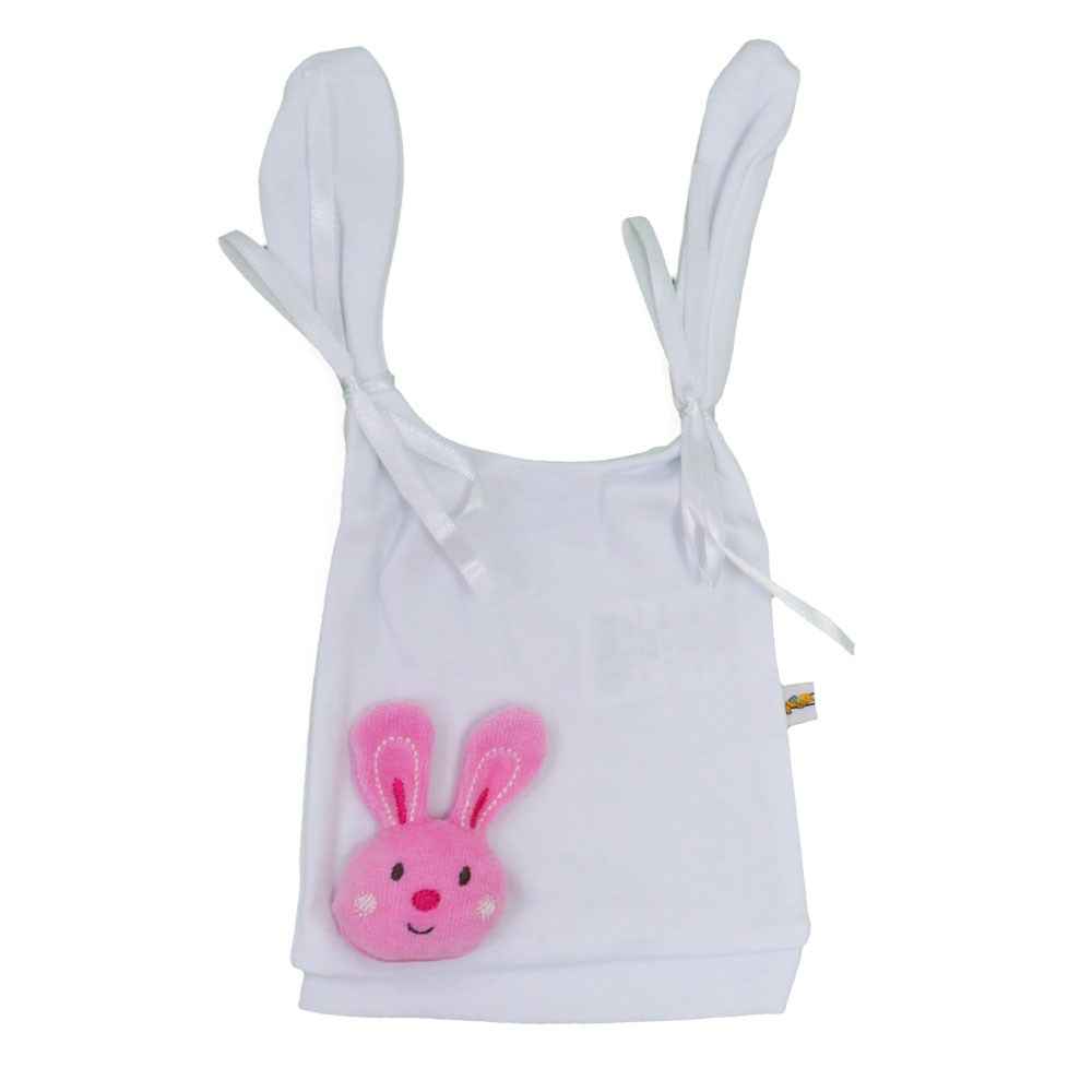 Mini Damla Bebek Beresi 41510 Beyaz-Pembe