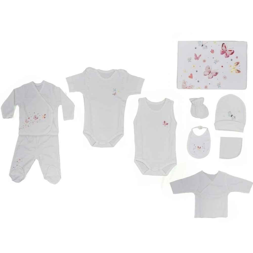 Sebi Bebe Hastane Çıkışı 10lu Set 11023 Krem-Pembe