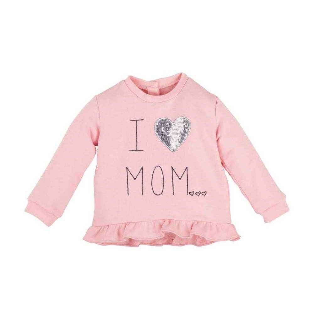 Mamino Kız Bebek Bluz 10906 Pembe