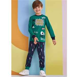 Roly Poly Erkek Çocuk Pijama Takımı RP1303-1 Yeşil