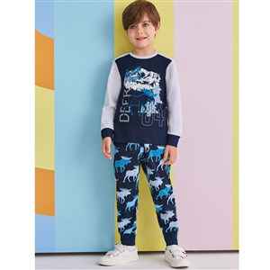 Roly Poly Çocuk Pijama Takımı RP1312 Lacivert